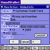 Mobile WAP Track Expenses