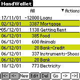 Bank Transactions List
